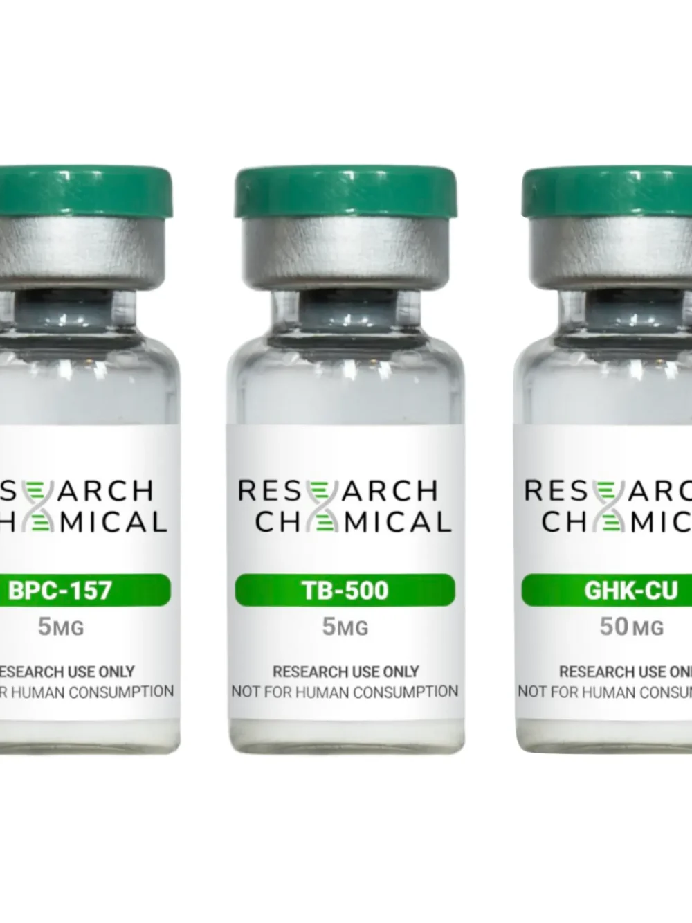 Peptide Stacks 3 BPC-157 TB-500 and GHK-Cu Glow Stack