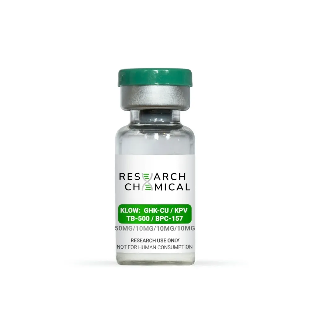 KLOW Stack: BPC-157 5MG, TB-500 5MG, GHK-Cu 50MG, & KPV 5MG